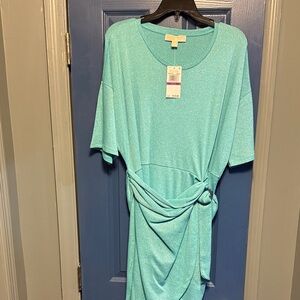 Michael Kors Teal Knit Top